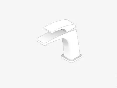 Basin Mixer - Luxury - Rapid Low-poly 3D model