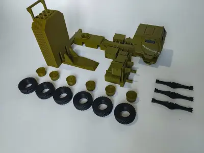 Full 3D printed M142 Himars 3D print model