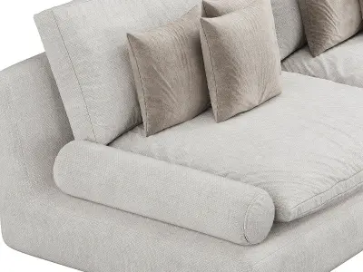 Tender Sectional Sofa 2 3D model
