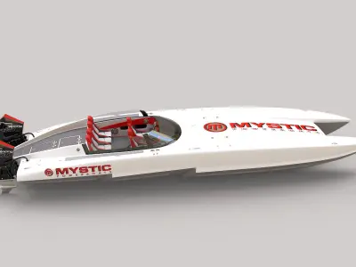 Powerboat  3D model