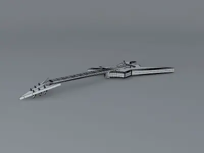 Arrowhead guitar Free 3D model