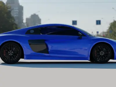 Audi R8 V10 Plus Model Without Interior 3D model