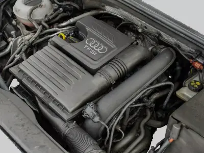 Audi TFSI engine Free 3D model