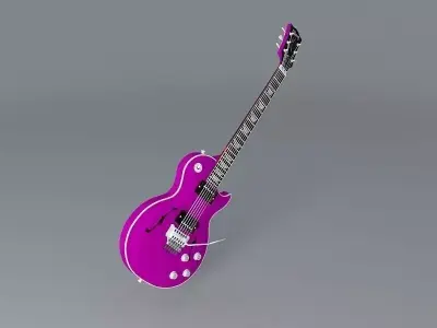 Gibson Les Paul F Hole FRguitar Free 3D model
