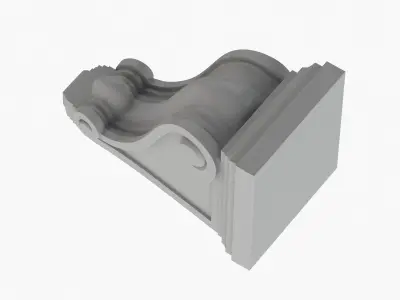 Scroll Corbel 06 - 3D Printable 3D model