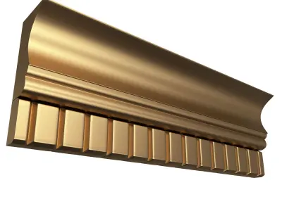 Cornice Decoration Molding 04 Low-poly 3D model