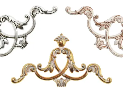Classic carved 219 3D model