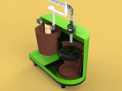  HUMIDIFIER MIST AIR FOG ULTRASONIC COOLING SYSTEM AGRICULTURAL 3D model