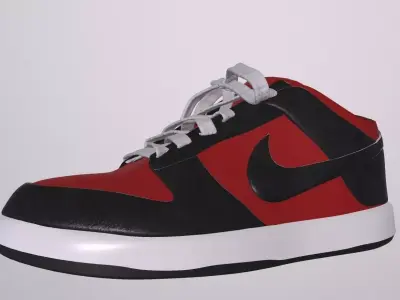 NIKE SB DUNK SHOES PBR Low-poly 3D model