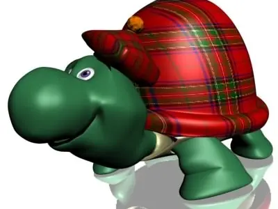 3 turtles harley davidson Low-poly 3D model