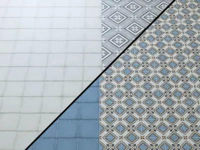 Porcelain tile collection EQUIPE ART NOUVEAU  EKIPE AR NUVO  3D model