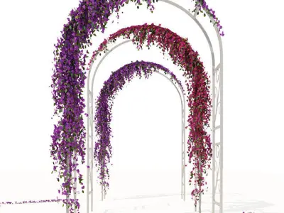 Ivy Pergola 3D model