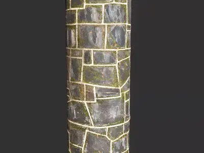 Moss Decorative Stone Wall 4k Texture Texture