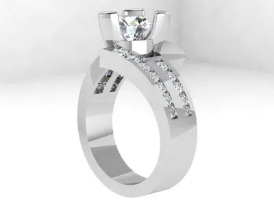 Channel Setting Ring 4446 3D print model