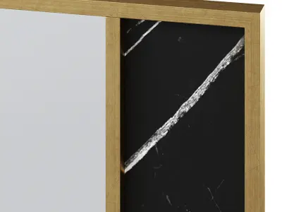 Wall Mirror Cesaro By Kare Design 3D model