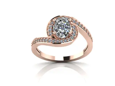 Diamond Ring Jewelry 3D print model purchase