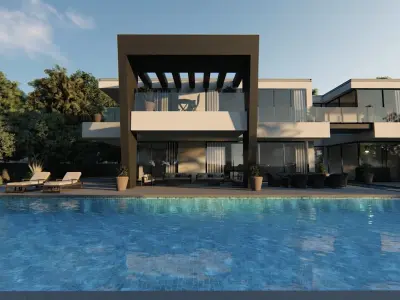 Regina Villa Exterior Design 3D model