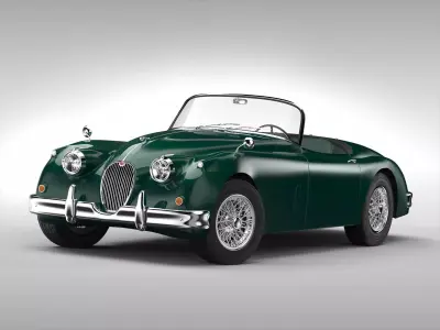 Jaguar XK150 1957-1961 3D model