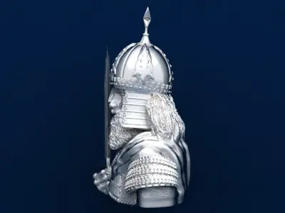 Babak The Conqueror Sculpture 3D print model