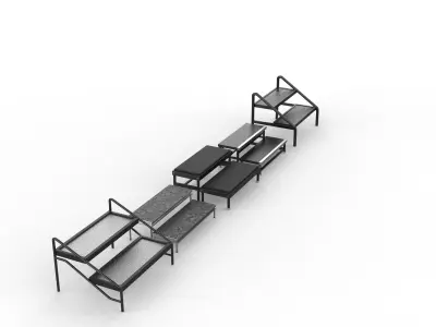 Stage steps  3D model