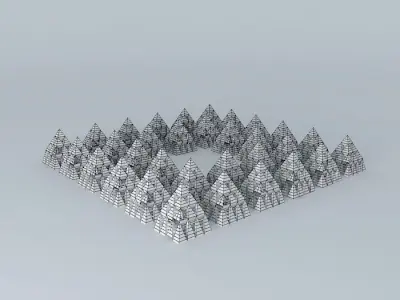 Pyramid upon Pyramid 3D model