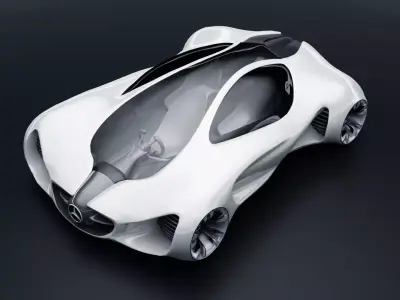 Mercedes Benz Biome Low-poly 3D model