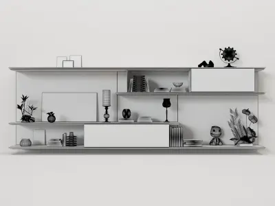 jesse online wall mounted system 3D model