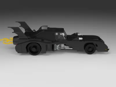 Lego - 1989 Batmobile 3D print model