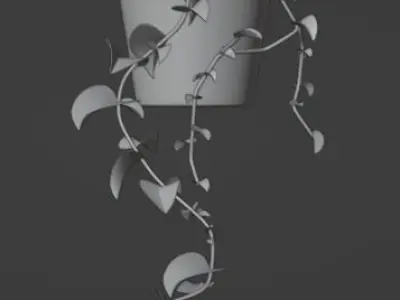 vine plant  Free 3D model