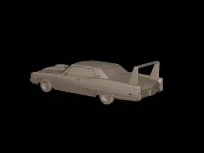 custom buick electra 225 1968 two doors 3d print model 3D print model