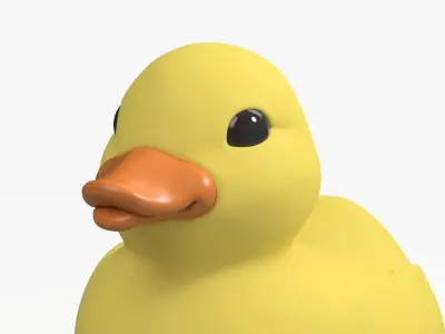  Multicolor Rubber Duckling 3D print model