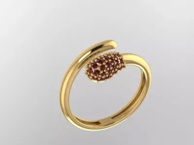 matches ring 3D print model