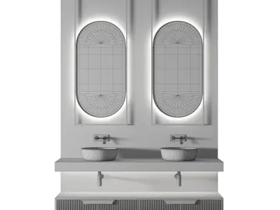 Luxury Bathroom 184 3D model