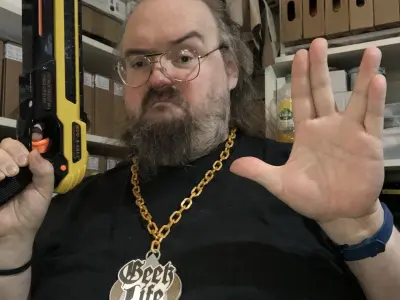 Geek Life Pendant 3D print model