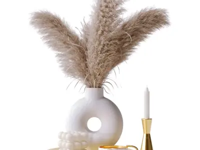 Decorative set 6 3D model
