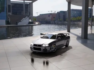 Nissan Skyline GTR R34 3D Model 3D model