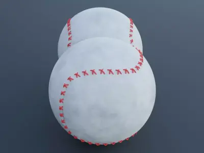 Baseball 3D model