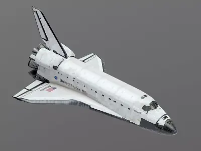 SPACE SHUTTLE Atlantis Exterior Only 3D model