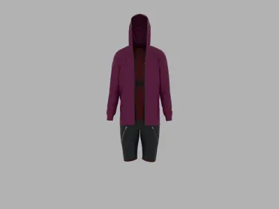 Sport Suit Low-poly 3D model 49