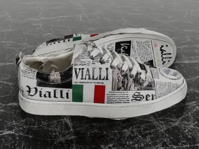 VIALLI DAILYNEWS 3D SHOES SNEAKERS 3D model
