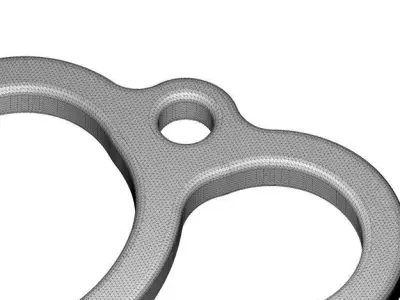 Classic Letter M - Pendant 3D print model