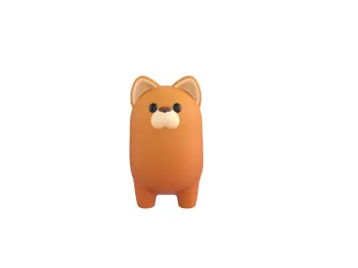 Dog Character 3D model