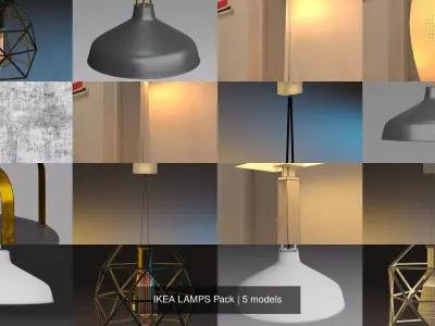 LAMPS Pack 3D Model Collection