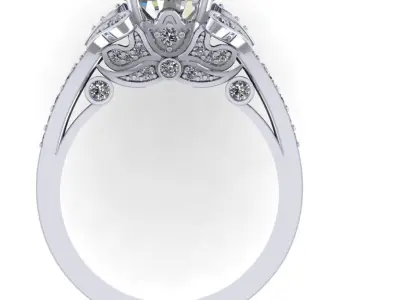 Ring Diamond new 3D print model
