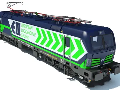 Siemens Vectron European Locomotive Leasing ELL 3D model