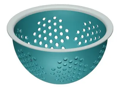 Plastic Fruit Sieve 3D model
