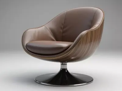 Luxury Modern Chair 3D Model PBR Textures Game  Archviz Ready 3D model
