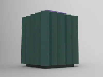 Mui Decorative Box Low-poly 3D model