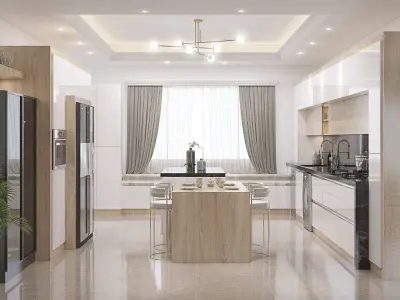 kitchen design 3D model