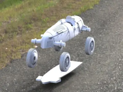  car racing 3D print model